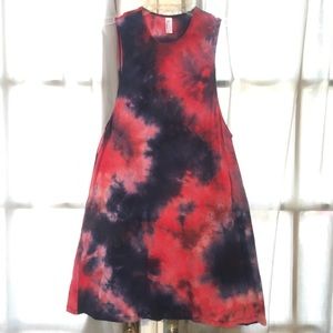 Vintage American Apparel Tye-dye Pink/Blue Dress!!